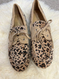 Load image into Gallery viewer, Moccasin Lace Bow Shoe - Leopard - Wardrobe By Simone