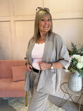 Load image into Gallery viewer, Blazer Oversized And Pant - Beige Coffee - Wardrobe By Simone
