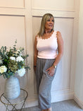 Load image into Gallery viewer, Scalloped Edged Vest Top - Pale Pink