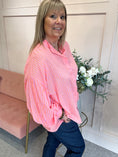 Load image into Gallery viewer, Striped Grandad Shirt - Pink/Orange - Wardrobe By Simone