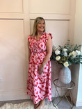Load image into Gallery viewer, Dare to Lobster Maxi Dress - Pink/Red