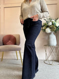 Load image into Gallery viewer, Flare Indigo Jeans - Dark Blue
