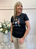 Load image into Gallery viewer, By The Seaside T-Shirt - Black - Wardrobe By Simone