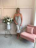 Load image into Gallery viewer, Beaded Strapy Sundress Dress - Taupe