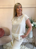 Load image into Gallery viewer, Detailed Edge Top & Pant Set - Soft Taupe - Wardrobe By Simone