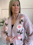 Load image into Gallery viewer, Pretty Flowers Cardigan - Dusky Pink