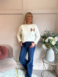 Load image into Gallery viewer, H Logo Jumper - Cream/Tan