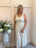 Load image into Gallery viewer, Rib Vest Top & Skirt Dress - Beige