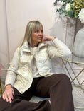 Load image into Gallery viewer, Padded Gilet Jacket - Creamy Champagne
