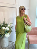 Load image into Gallery viewer, Side Tie Sleeveless Top - Olive Green