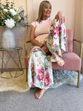 Load image into Gallery viewer, Flower Power Palazzo Pant - Stone/Mix - Wardrobe By Simone