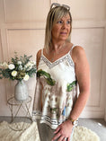 Load image into Gallery viewer, Santorini Cami Top - Green/Brown - Wardrobe By Simone