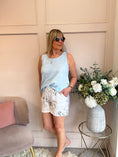 Load image into Gallery viewer, Little Side Button Top - Soft Blue - Wardrobe By Simone