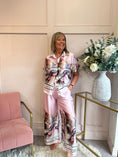 Load image into Gallery viewer, Vienna Scene Shirt & Pant Set - Pink/Mix - Wardrobe By Simone