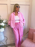 Load image into Gallery viewer, Broderie Anglaise Shirt - Pink - Wardrobe By Simone