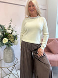 Load image into Gallery viewer, Sparkle & Pearl Jumper - Cream