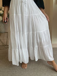 Load image into Gallery viewer, Gypsy Maxi Skirt - White - Wardrobe By Simone