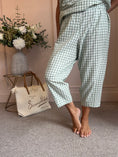 Load image into Gallery viewer, Gingham Pants - Sage Green One Size