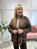 Load image into Gallery viewer, Quilted Jacket - Brown/ Leopard (Copy)