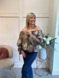 Load image into Gallery viewer, Camilla Floral Top - Browns/Greens