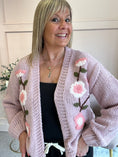 Load image into Gallery viewer, Pretty Flowers Cardigan - Dusky Pink