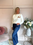 Load image into Gallery viewer, H Logo Jumper - Cream/Tan