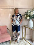 Load image into Gallery viewer, Vienna Scene Shirt & Pant Set - Navy/Mix - Wardrobe By Simone