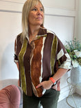 Load image into Gallery viewer, Stripes & Tones Of Autumn Shirt - Brown/Tan