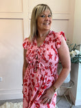 Load image into Gallery viewer, Dare to Lobster Maxi Dress - Pink/Red