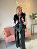 Load image into Gallery viewer, Faux Fur Gilet - Black