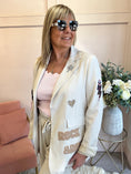 Load image into Gallery viewer, Rock & Roll Oversized Blazer Jacket - Beige - Wardrobe By Simone