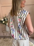 Load image into Gallery viewer, Flower Waistcoat-Cream/Brown One Size