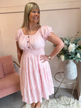 Load image into Gallery viewer, Vibes Of Summer Midi Dress - Soft Pink - Wardrobe By Simone
