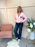 Load image into Gallery viewer, H Cardigan - Pink - Wardrobe By Simone