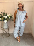 Load image into Gallery viewer, Cowl Neck Waistcoat Style Top - Grey