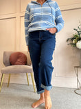 Load image into Gallery viewer, Barrel Leg Jeans - Blue