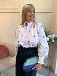Load image into Gallery viewer, Romantic Daisy & Ruffle Top - Soft Pink - Wardrobe By Simone