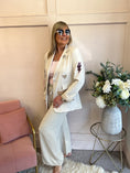 Load image into Gallery viewer, Rock & Roll Oversized Blazer Jacket - Beige - Wardrobe By Simone