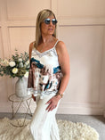 Load image into Gallery viewer, Santorini Cami Top - Teal/Brown - Wardrobe By Simone