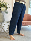 Load image into Gallery viewer, Wide Belted Pant - Denim Blue
