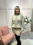 Load image into Gallery viewer, Jumper And Skirt Knitted Set - Brown/Beiges