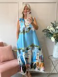 Load image into Gallery viewer, Santorini Maxi Dress- Blue's - Wardrobe By Simone