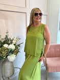 Load image into Gallery viewer, Side Tie Sleeveless Top - Olive Green