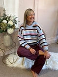 Load image into Gallery viewer, Candy Striped Jumper - Blue