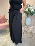 Load image into Gallery viewer, Twinkling & Sparkling Wide Leg Trouser - Black