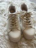 Load image into Gallery viewer, Lace Up Chunky Trainer - Soft Beige - Wardrobe By Simone