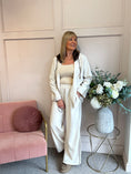 Load image into Gallery viewer, Blazer With Hood - Cream