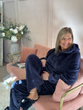 Load image into Gallery viewer, Chevron Cosy Lounge Set - Rich Navy