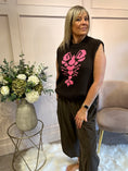 Load image into Gallery viewer, Lobster Tank Top - Brown/Pink - Wardrobe By Simone