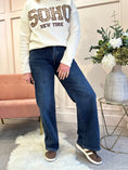 Load image into Gallery viewer, My Monday Wide Leg Jeans - Mid Denim - Wardrobe By Simone